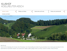 Tablet Screenshot of klus.ch
